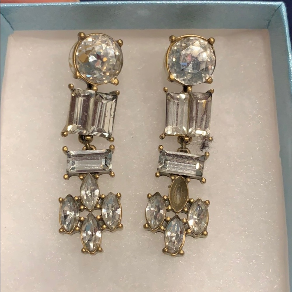JCrew crystal earrings